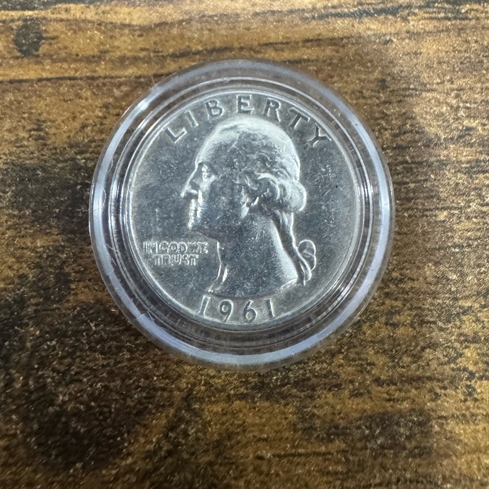 1961 Proof Washington Silver Quarter United States  Currency